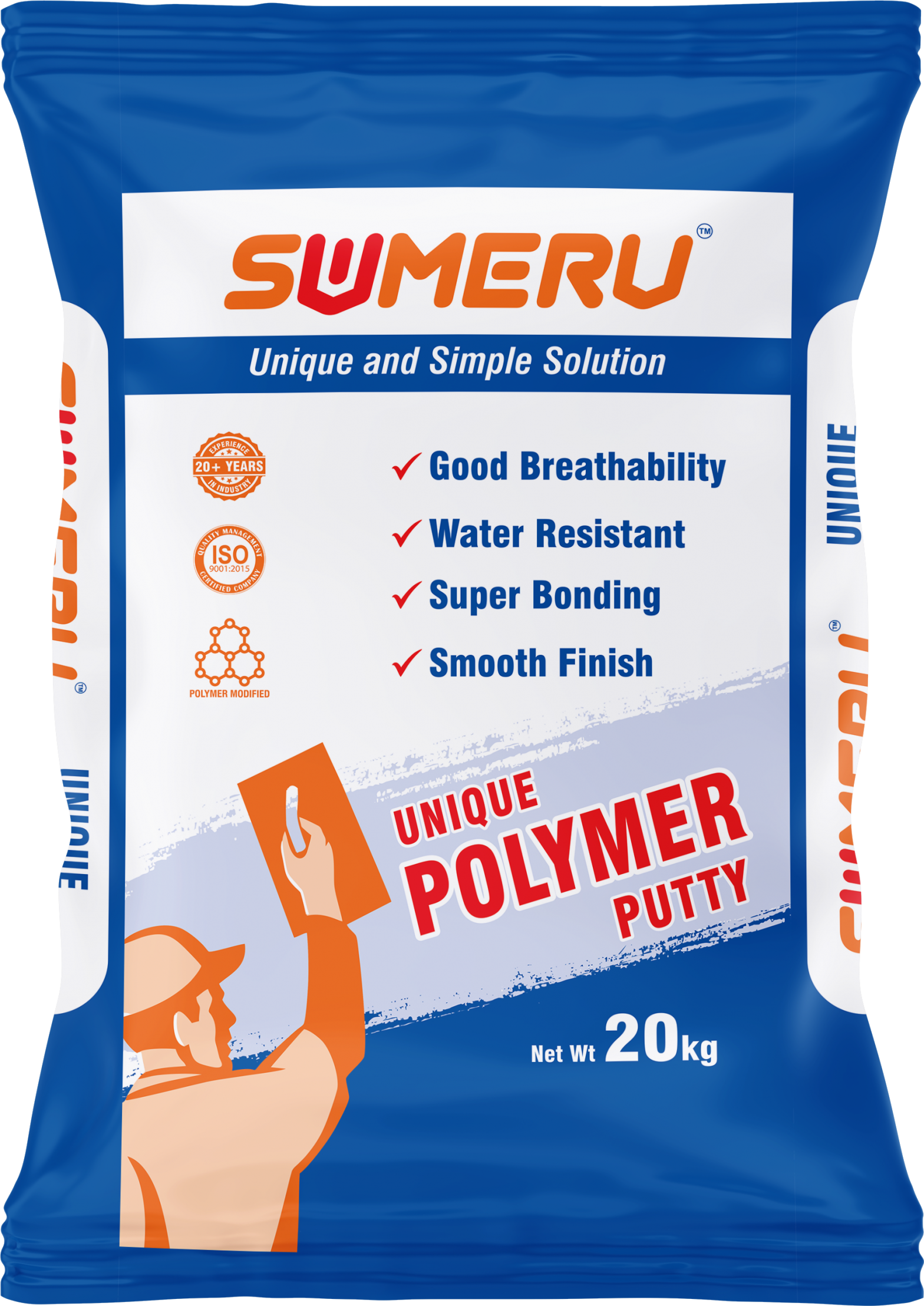 Unique-Polymer-Putty-20Kg-Front
